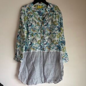 Roberta Roller Rabbit Multicolor Floral Tunic